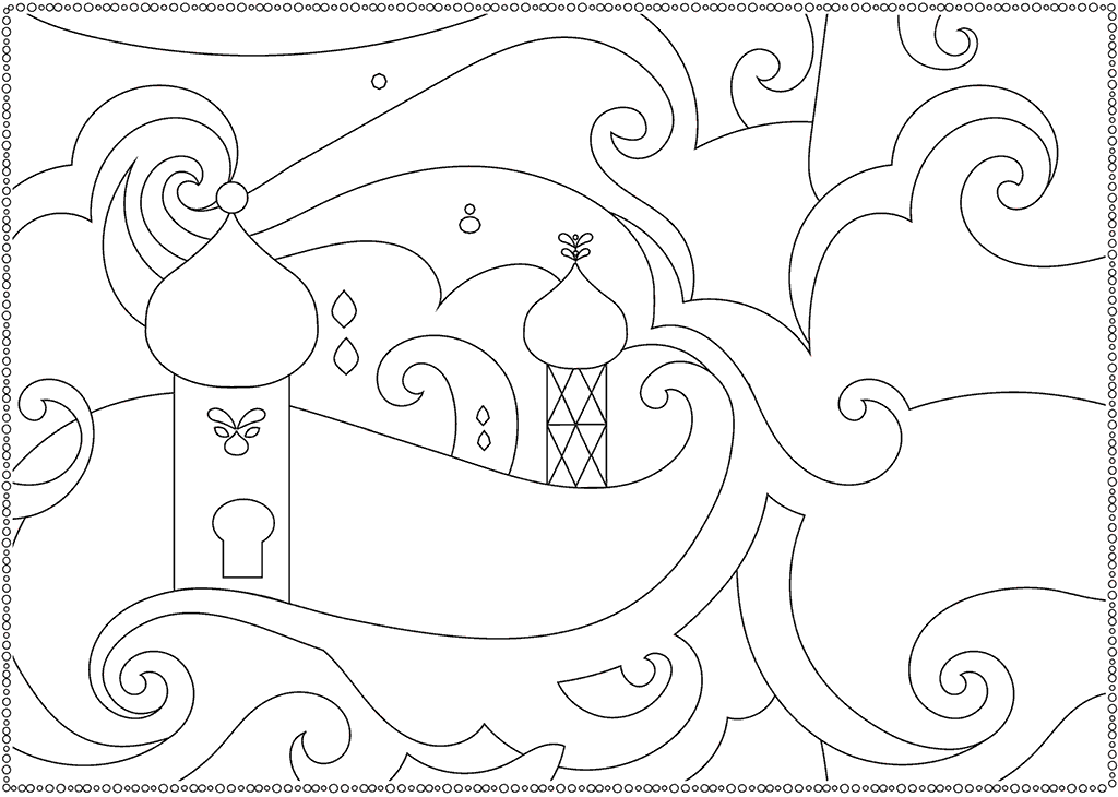 Shimmer And Shine Palace Coloring Page