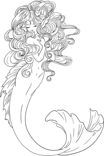 Winx Mermaid Coloring Page
