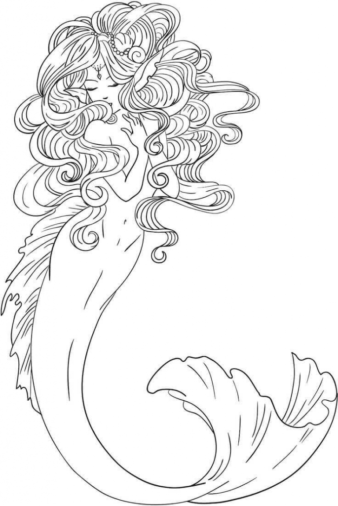 Mermaid Coloring Pages  100 images Free Printable