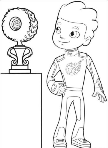 AJ Gazing The Trophy