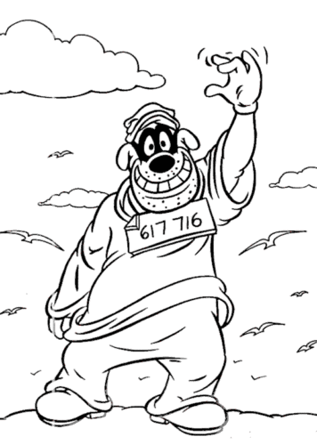 Baggy Coloring Page
