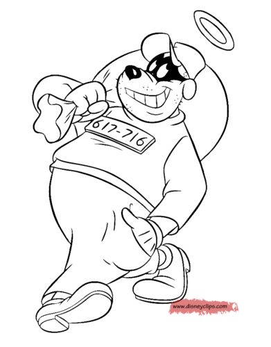 Baggy With A Halo Coloring Page