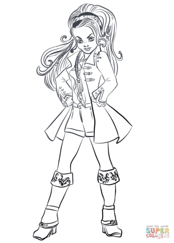 CJ Hook Coloring Page