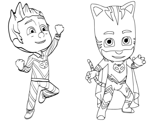Connor AKA Catboy Coloring Page