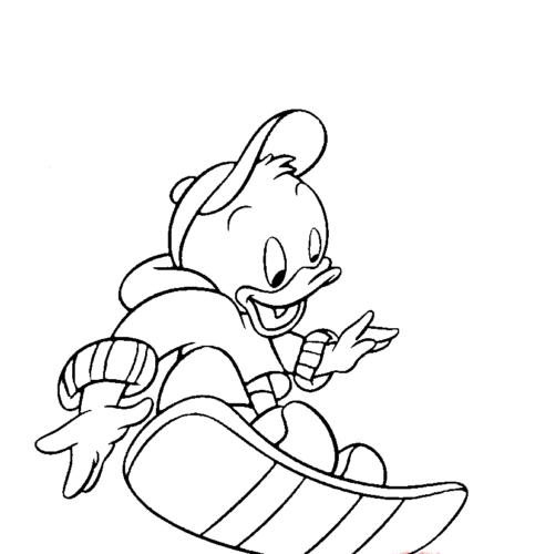 Dewey Coloring Page