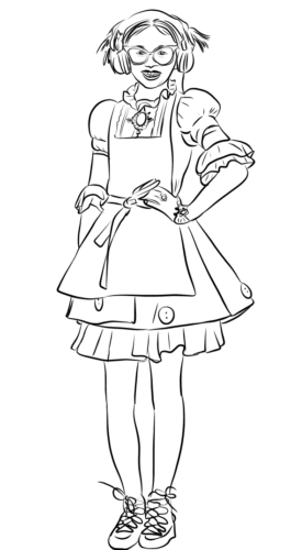 Dizzy Descendants 2 Coloring Page