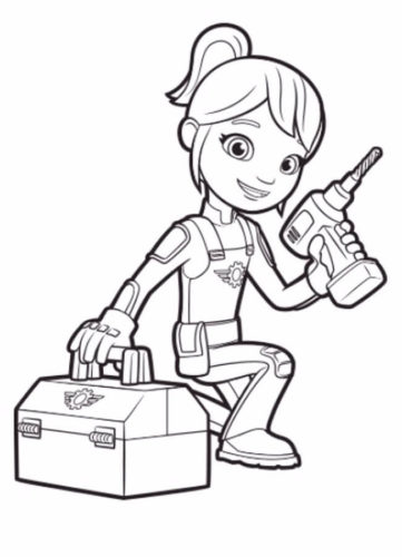 Gabby coloring page
