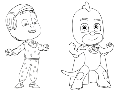 Greg AKA Gekko Coloring Page