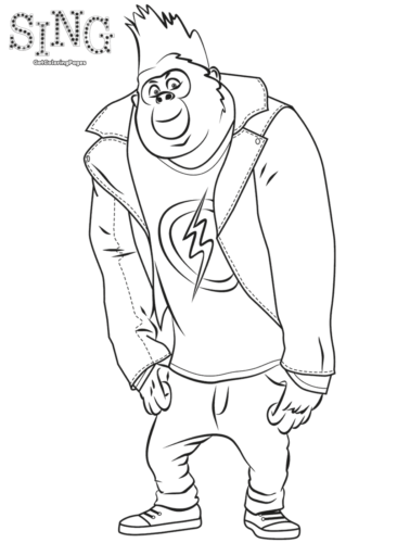 Johnny Coloring Page