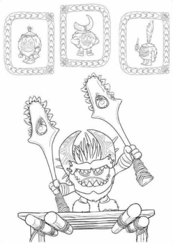 Kakamoras Coloring Page