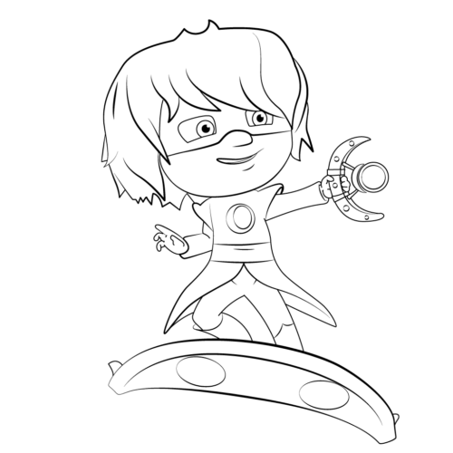 Luna Girl Coloring Page