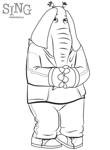 Meena Coloring Page