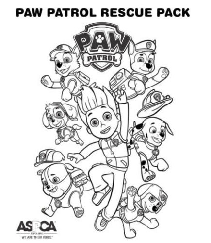 PAW Patrol Coloring Page