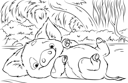 Pua Coloring Page
