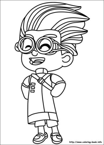 Romeo Laughing Coloring Page