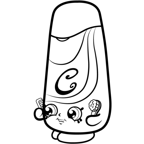 Shopkins Season 1 Silky Coloring Page