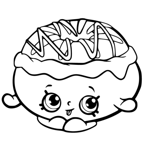 Shopkins Season 6 Chrissy Cream Coloring Page