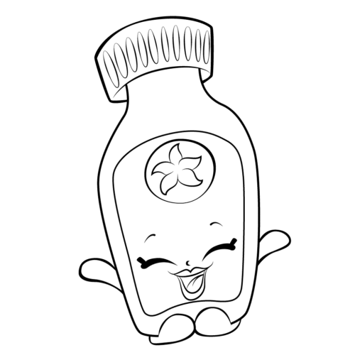 Shopkins Season 6 Vicki Vanilla Coloring Page