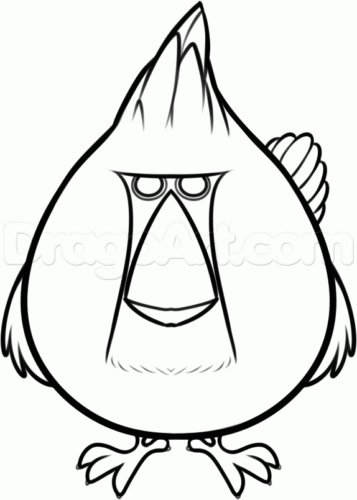The Cardinal Coloring Page