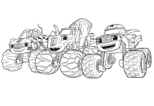 The Happy Go! Monster Truck Troop