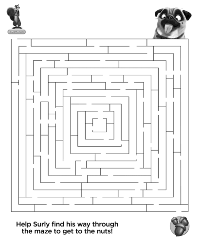 The Nut Job 2 Worksheet
