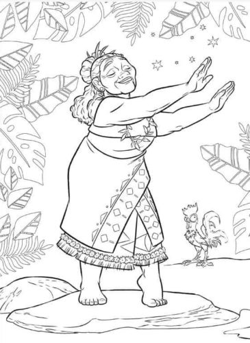 Tala Waialiki Coloring Page