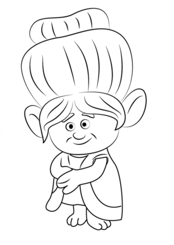 Grandma Rosiepuff Coloring Page