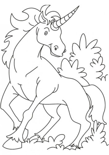 Kirin coloring page