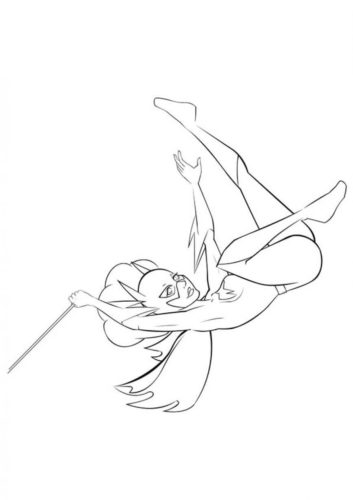 Batgirl Coloring Page