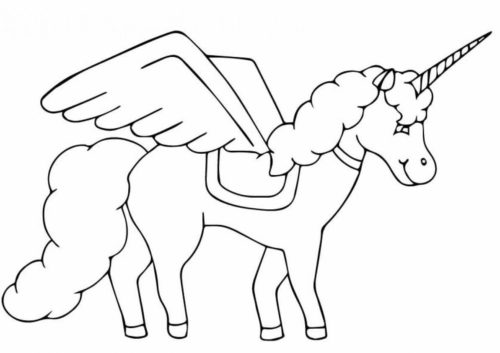 The Black Beauty coloring page