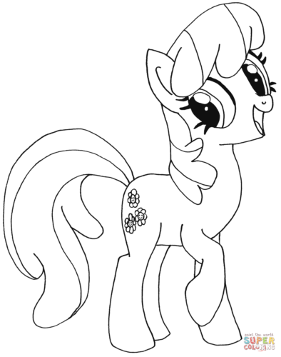 cheerilee coloring page