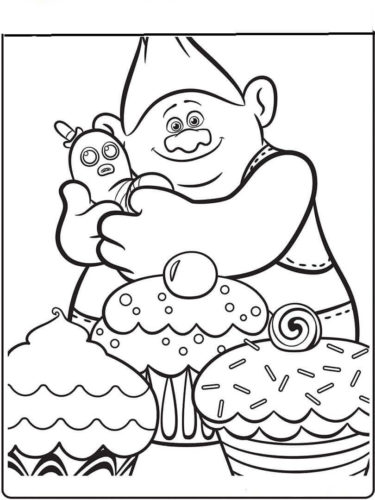 Biggie and Mr. Dinkles Coloring Page