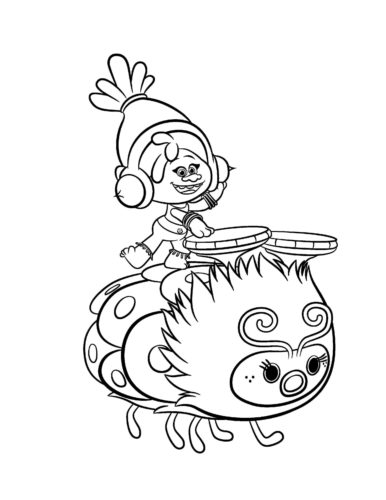 DJ Suki Coloring Page