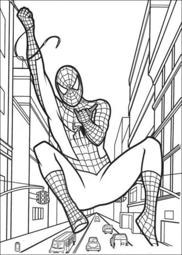 Superhero Coloring Pages