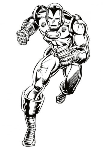 Iron Man Coloring Page