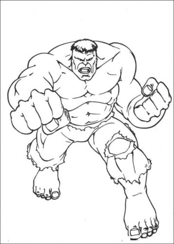 Hulk Coloring Page