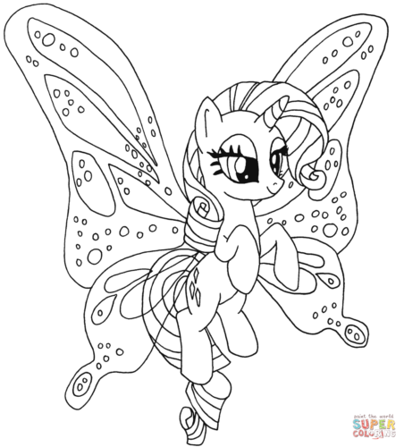Rarity coloring page