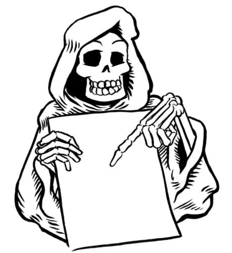 The Halloween Message For Loved Ones Colorinig Page