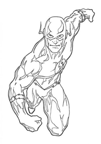 Flash Coloring Page