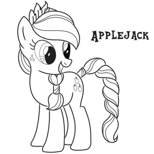 Apple Jack coloring page