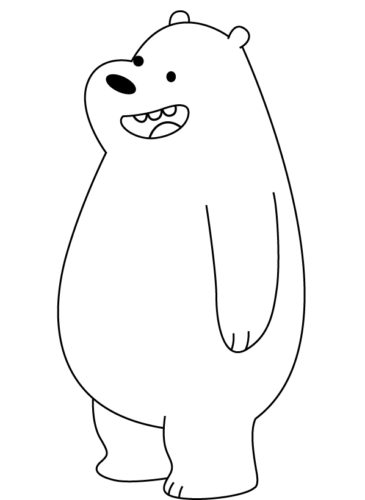 Grizzly Bear And Panda Bear Coloring Page