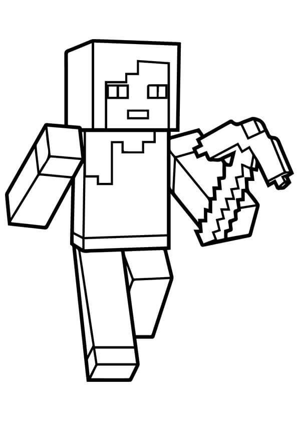 creeper minecraft coloring pages
