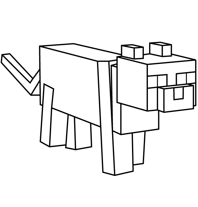 40 printable minecraft coloring pages