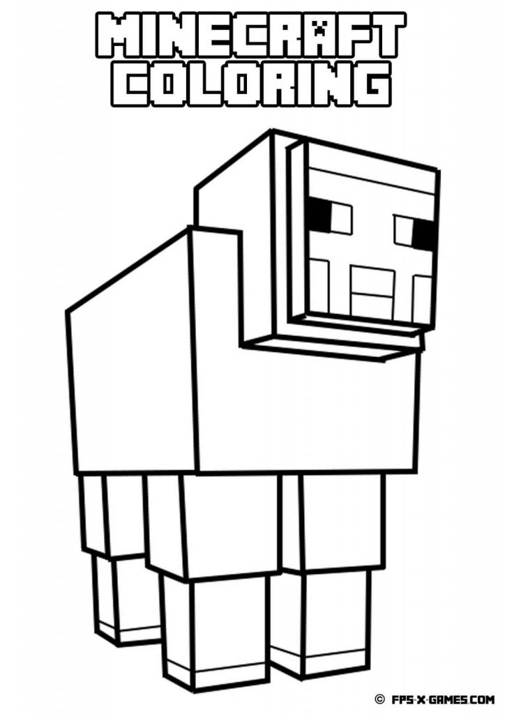 Download 40 Printable Minecraft Coloring Pages