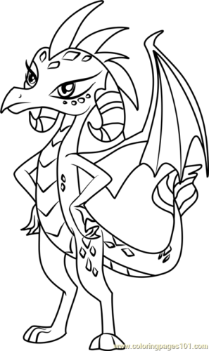 Princess Ember coloring page
