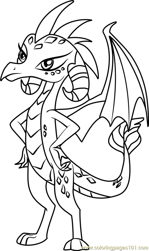 the green ember coloring pages