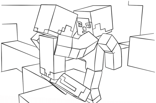 The Fight Scene Coloring Page