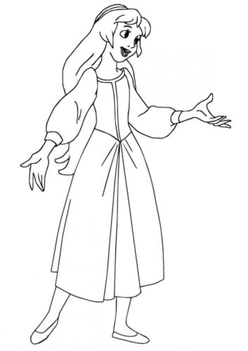 Printable Princess Coloring Pages
