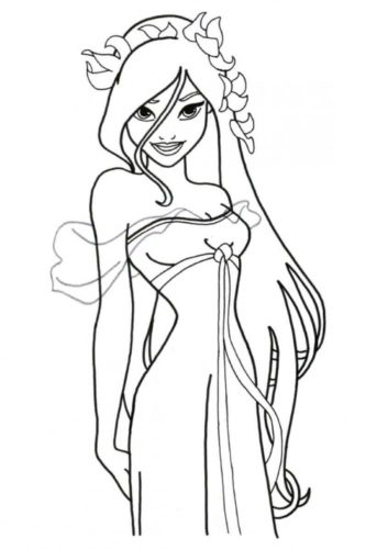 Printable Princess Coloring Pages