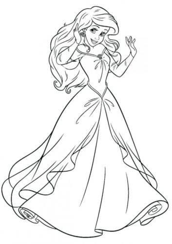 Printable Princess Coloring Pages